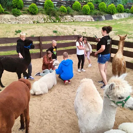 Semesterbostad Zagroda Alpaka Chmielno